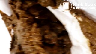 Panty poop while painting