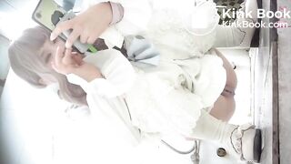 cute ... girl shitting