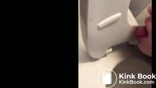 Public toilet lick - video 4