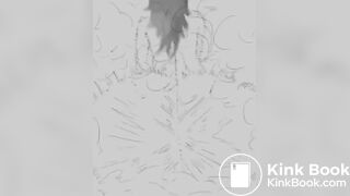 Big ass fart and shit on face animation