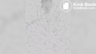 Big ass fart and shit on face animation