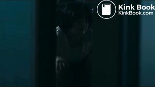 girl poop in toilet scene