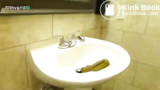 A log in the sink..