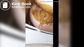 Shits a lot in toilet