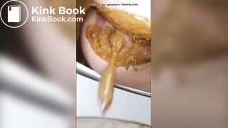 Shits a lot in toilet