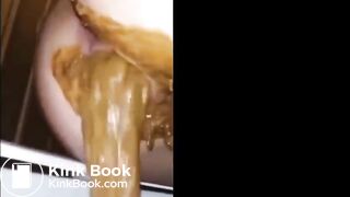 Shits a lot in toilet