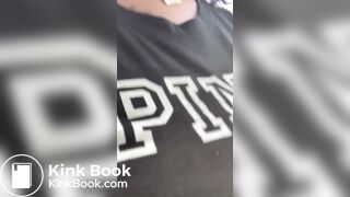 black bbw shits next to car