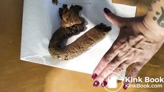 Lady Drops A Nice Log