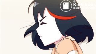 Animation/ Girl makes a big morning mess and teases