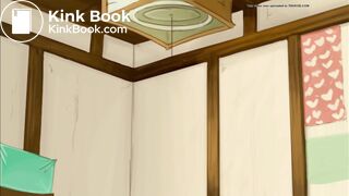 Animation/ Girl makes a big morning mess and teases