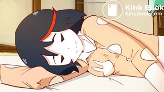 Animation/ Girl makes a big morning mess and teases