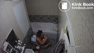 woman shitting in a fantastic position