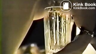 Vintage Woman Filmed Shitting Several Times