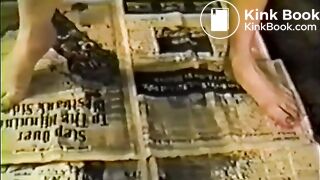 Vintage Woman Filmed Shitting Several Times