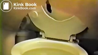 Vintage Woman Filmed Shitting Several Times