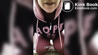 milf fills pan with her tasty shit in public gym shower