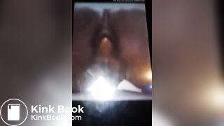 Black ebony shares her poop from a different device 2