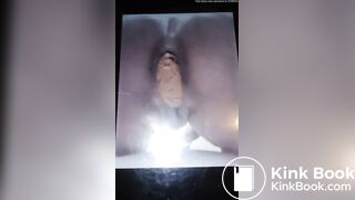 Black ebony shares her poop from a different device 2