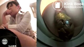 asian scat - thick, dry and hard