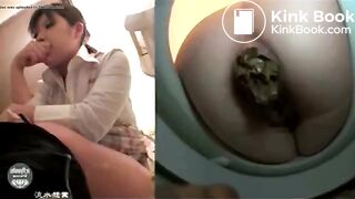 asian scat - thick, dry and hard