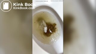 fit girl nasty toilet diarrhea explosion POV #2