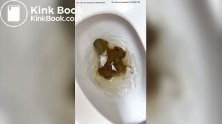 fit girl nasty toilet diarrhea explosion POV #2