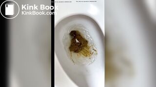 fit girl nasty toilet diarrhea explosion POV #2