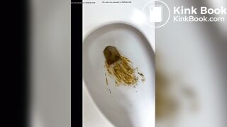 fit girl nasty toilet diarrhea explosion POV #2