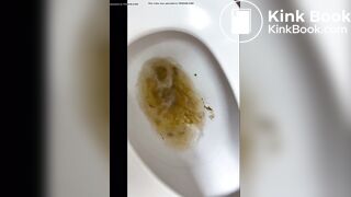 fit girl nasty toilet diarrhea explosion POV #2