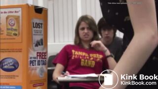 Girl poops pants in class