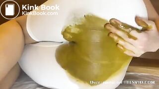 Huge pantypoop and smear