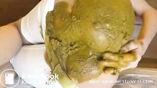 Huge pantypoop and smear