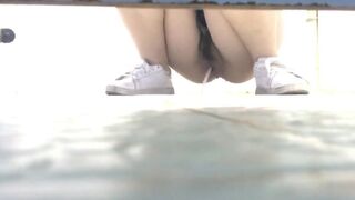 spy camera asian girl pee and shit.video_238