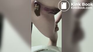 Pretty Girl Has Big Shits On Toilet Compilation
