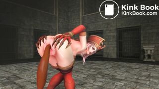 Girl pooping - video 674