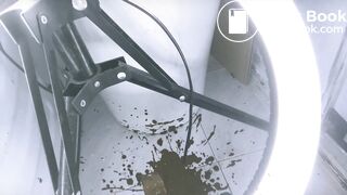 SBP empties her intestins