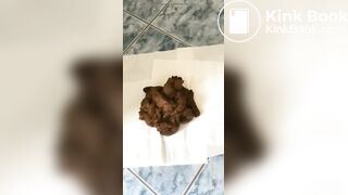 sexy teen with phat ass drops the best piles of shit #4