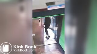 poop in elevator
