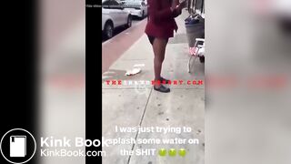 shitting on business