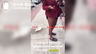 shitting on business