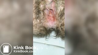 Pushing Out A Thick Turd