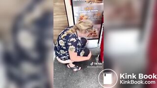 Bitch karen piss and shit by mcdonalds Uncensored