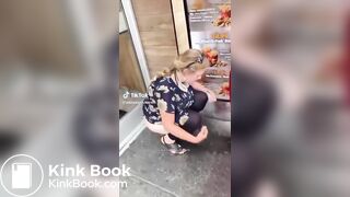 Bitch karen piss and shit by mcdonalds Uncensored