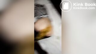 Drunk girl shits herself