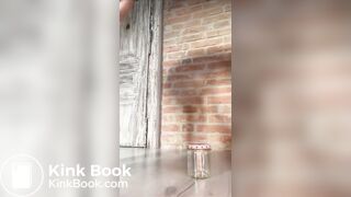 Hot girl shits in jar