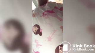 Girlfriend diaper messing :3