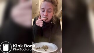 bored girl chews shit stg.2