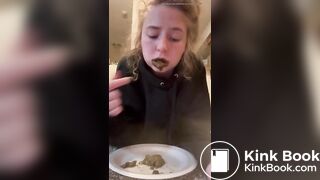 bored girl chews shit stg.2