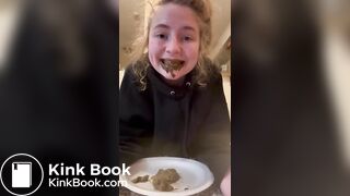 bored girl chews shit stg.2