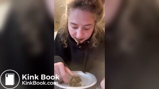 bored girl chews shit stg.2